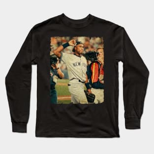 Bernie Williams in New York Yankees Long Sleeve T-Shirt